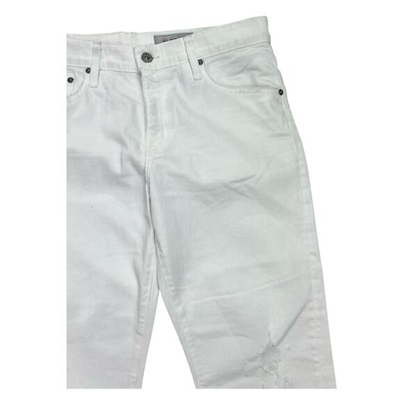 Ag Denim Ex Boyfriend Slouchy Slim Jeans White Women’s NWT Size 31 - Picture 14 of 16